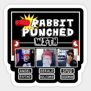 Rabbit Punched Crew Items Sticker